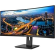 Kép 3/4 - PHILIPS Ívelt VA monitor 34" 346B1C, 3440x1440, 21:9, 300cd/m2, 4ms, USB-C/USB-B/4xUSB/HDCP/LAN/DP/HDMI, hangsz.