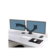Kép 1/5 - PORT DESIGNS-Port Connect Asztali monitor állvány - dupla, 75x75/100x100, 32"-ig, max 8 kg, forgatható, dönthető
