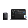 Kép 3/4 - QNAP NAS 2 fiókos RAID bővítőegység, NAS-hoz és PC-hez, 1xUSB3.2 (Type-C), Asztali - TR-002