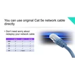 Kép 3/5 - QNAP Switch 5x2500Mbps, Nem Menedzselhető, Asztali - QSW-1105-5T