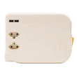 Kép 1/3 - ROLEE M automata hosszabbító, 2db földeletlen aljzat + 2db USB aljzat, 4m, Gyöngyházfehér