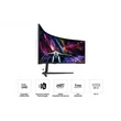 Kép 4/5 - SAMSUNG Ívelt Gaming 240Hz VA monitor 57" G95NC, 7680x2160, 32:9, 420cd/m2, 1ms, 3xHDMI/DP/2xUSB