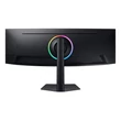 Kép 2/5 - SAMSUNG Ívelt Gaming 240Hz VA monitor 49" G9 G95C, 5120x1440 DQHD 2K, 32:9, 450cd/m2, 1ms, HDMI,DP/USB