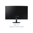 Kép 5/5 - SAMSUNG Ívelt VA monitor 27" S36GD, 1920x1080, 16:9, 250cd/m2, 4ms, HDMI/VGA