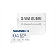 Kép 4/5 - SAMSUNG Memóriakártya, EVO Plus microSD kártya (2021) 64GB, CLASS 10, UHS-1, U1, V10, A1, + Adapter, R130/W