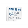 Kép 3/5 - SAMSUNG Memóriakártya, EVO Plus microSD kártya (2021) 64GB, CLASS 10, UHS-1, U1, V10, A1, + Adapter, R130/W