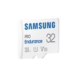 Kép 2/5 - SAMSUNG Memóriakártya, PRO Endurance microSD kártya 32GB, CLASS 10, UHS-I (SDR104), + SD Adapter, R100/W30