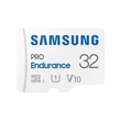 Kép 1/5 - SAMSUNG Memóriakártya, PRO Endurance microSD kártya 32GB, CLASS 10, UHS-I (SDR104), + SD Adapter, R100/W30