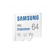 Kép 2/5 - SAMSUNG Memóriakártya, PRO Endurance microSD kártya 64GB, CLASS 10, UHS-I (SDR104), + SD Adapter, R100/W30
