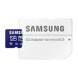 Kép 5/5 - SAMSUNG Memóriakártya, PRO Plus microSDXC kártya 128GB, CLASS 10, UHS-I, U3, V30, A2, + Adapter, R180/W130