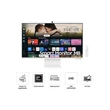 Kép 4/5 - SAMSUNG SMART VA monitor 32" M8, 3840x2160, 16:9, 400cd/m2, 4ms, HDMI/2xUSB/USB-C/WiFi/BT, hangszóró/kamera, Fehér