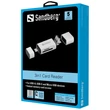 Kép 2/2 - SANDBERG Kártyaolvasó, Card Reader USB-C+USB+MicroUSB