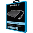 Kép 5/5 - SANDBERG Külső meghajtó, USB-C/A DVD Drive