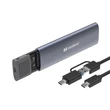 Kép 6/7 - SANDBERG Merevlemez-tartozék, USB 3.2 Case for M.2+NVMe SSD