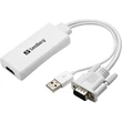 Kép 1/2 - SANDBERG Kijelző konverter, VGA+Audio to HDMI Converter