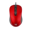 Kép 2/3 - SBOX Egér, WIRED MOUSE, Red