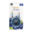 Kép 2/2 - SBOX Kábel, AUDIO CABLE 3.5 Male - 3.5 mm Male 1.5 m Blue