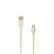 Kép 1/2 - SBOX Kábel, CABLE USB A Male -> 8-pin iPh Male 1.5 m Gold - Blister