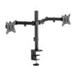 Kép 2/5 - SBOX LCD-352/2-2, DESKTOP MOUNT (2 képernyős rögzítőkar), (17-32", max. 9 kg/monitor, max.VESA: 100x100 mm)