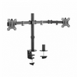 Kép 1/2 - SBOX LCD-352/2 Asztali dupla monitor tartó konzol, dönthető, forgatható, 13"-32", 100x100, max 10 kg