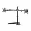 Kép 1/2 - SBOX LCD-F024  Asztali dupla monitor tartó konzol, dönthető, forgatható, 13"-27", 100x100, max 8 kg