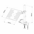 Kép 2/2 - SBOX LCD-L01 Asztali laptop tartó konzol