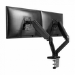 Kép 4/5 - SBOX LCD-S024 Asztali dupla monitor tartó konzol, dönthető, forgatható, 13"-27", 100x100, max 6 kg