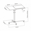Kép 4/4 - SBOX PFS-2 Mobil gurulós padlóállvány projektorhoz, max 10 kg