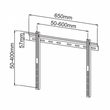 Kép 2/3 - SBOX PLB-114B fali konzol, fix, 40"-70", 600x400, max 60 kg
