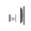 Kép 3/3 - SBOX PLB-2264F 37"-70" fali konzol, fix, 600x400, max. 35 kg, fekete