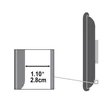 Kép 3/3 - SBOX PLB-2544F fali konzol, fix, 32"-55", 400x400, max 35 kg