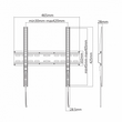 Kép 2/3 - SBOX PLB-2544F fali konzol, fix, 32"-55", 400x400, max 35 kg