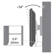 Kép 3/3 - SBOX PLB-3422T fali konzol, dönthető, 23"-42", 200x200, max 35 kg