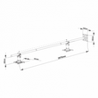 Kép 2/2 - SBOX Fali projektor tartó konzol PM-300-3.0, forgatható, dönthető, max 15 kg