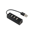 Kép 1/3 - SBOX USB HUB, Fekete, 4xUSB 2.0