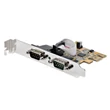 Kép 1/2 - STARTECH 2xPCI-E Soros kártya to RS232 (DB9) Soros kártya Low/Full Profile