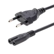 Kép 1/2 - STARTECH Hálózati Tápkábel C7 250V, 2m fekete