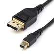 Kép 1/2 - STARTECH Kábel Mini Displayport to Displayport 1.4 8K 60Hz, 2m fekete