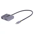 Kép 1/2 - STARTECH USB-C Video Adapter, 1xVGA, 1xHDMI 4K 60Hz, 1xUSB-C 100W PD, 1x3.5mm Jack, 30cm kábel