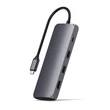 Kép 3/4 - Satechi Aluminium USB-C Hybrid Multiport adapter (SSD Enclosure, HDMI 4K, 2 x USB-A 3.1 Ge 2 up to 10 Gbps) - Space Grey