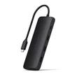 Kép 3/4 - Satechi Aluminium USB-C Hybrid Multiport adapter (SSD Enclosure, HDMI 4K, 2 x USB-A 3.1 Gen 2 up to 10 Gbps) - Black