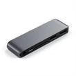 Kép 4/5 - Satechi USB-C Mobile Pro HUB SD (1x USB-C PD,1x 4K HDMI,1x USB 3.0, MicroSD, 3.5mm audio) - Grey