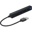 Kép 1/2 - SPEEDLINK SL-140000-BK SNAPPY SLIM USB Hub, 4-Port, USB 2.0, Passzív, fekete