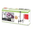 Kép 2/5 - TECHLY ICA-CPLB 946S teleszkópos mennyezeti LED/LCD TV konzol, 37-70"