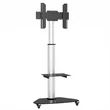Kép 1/5 - TECHLY ICA-TR3SL gurulós padlóállvány 37-70" LCD kijelzőhöz
