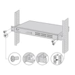 Kép 3/3 - TP-LINK Kiegészítő - Rack Mount Kit 13-inch, RACKMOUNT KIT-13