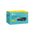 Kép 2/2 - TP-LINK Switch 5x1000Mbps (4xPOE+) Fémházas Asztali, LS105GP