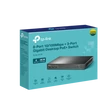Kép 2/2 - TP-LINK Switch 8x100Mbps(8xPOE+) + 2x1000Mbps + 1xGigabit SFP, TL-SL1311P