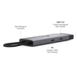Kép 2/4 - TP-LINK USB Type-C HUB 5 portos 1xHDMI + 1xPD 100W +1xUSB-C + 2xUSB, UH5020C