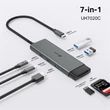Kép 2/3 - TP-LINK USB Type-C HUB 7 portos 1xHDMI + 1xPD 100W +1xUSB-C + 2xUSB +1xSD + 1xMicro SD, UH7020C